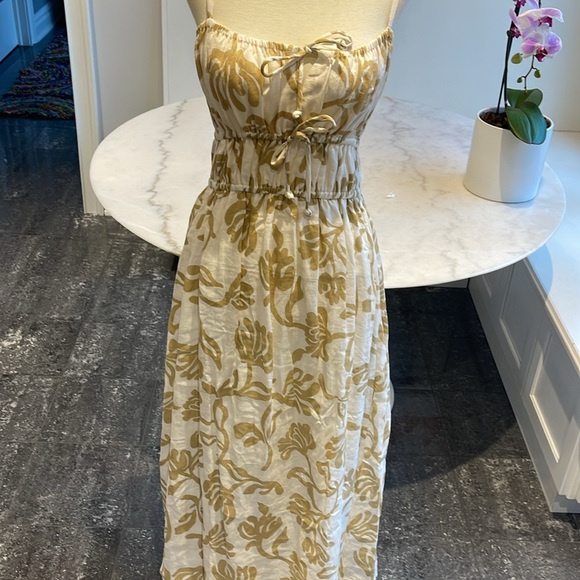 FAITHFULL THE BRAND FRANCESCA LINEN MIDI DRESS - Picture 5 of 12